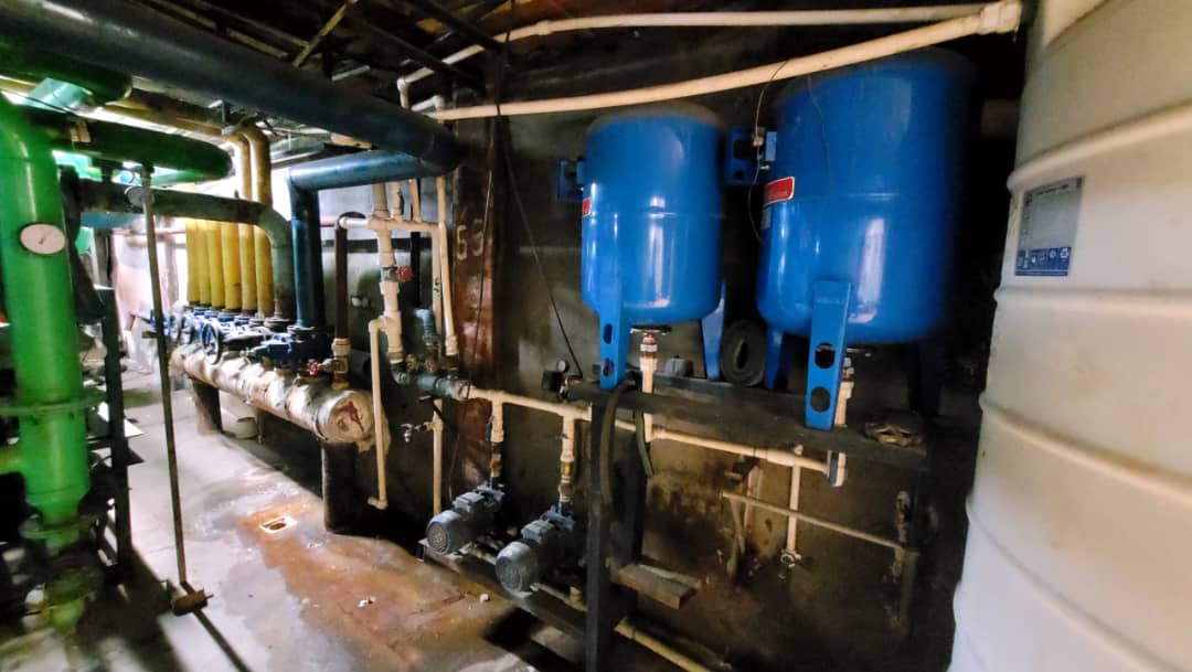 تاسیسات ساختمان باقری در شرق تهران